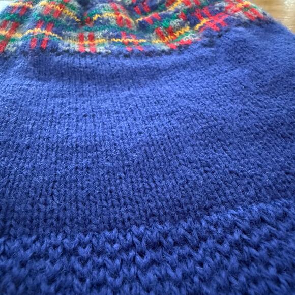 Vintage 80s Hat NWT New Old Stock Knot Country Plaid Ski Stocking Double Layer - Picture 3 of 10